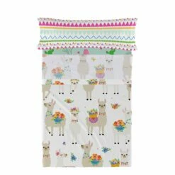 Cute Llamas Juego De Sábana Cama 80/90 (160x270 Cm) Multicolor -CONFORAMA Ventas 02394ff09ea1fd2f08f5bdd0d1ad551e052615e8 e298297843e04dc1b6ffd4d6b4a3ac0c