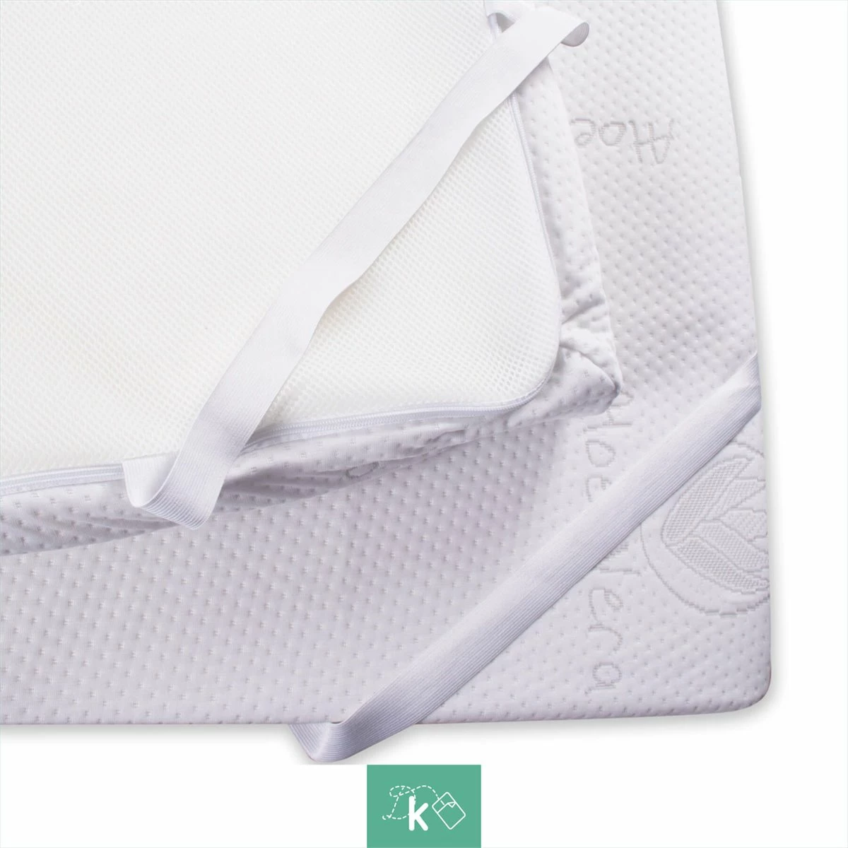 Topper Viscoelástico 80 X 180 Cm - Sobrecolchón Viscoelástico- Funda Aloe Vera - 5 Cm Grosor 8 Topper Viscoelástico 80 X 180 Cm - Sobrecolchón Viscoelástico- Funda Aloe Vera - 5 Cm Grosor - Imagen 6