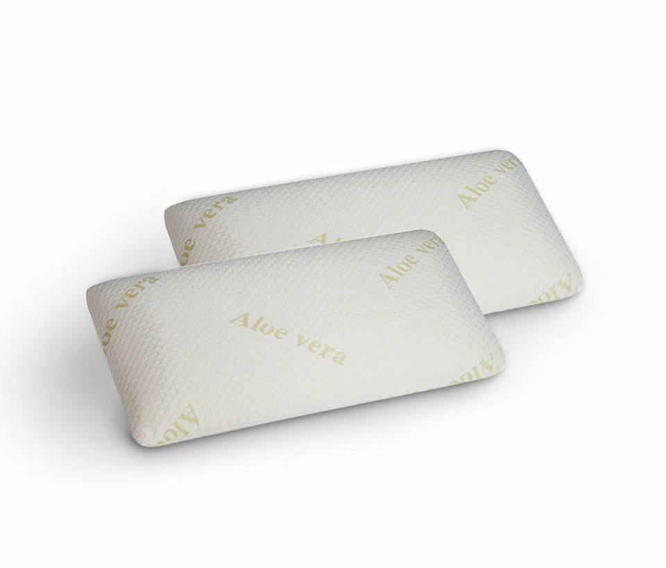 Conjunto De 2 Almohadas Visco Aloe Vera De SonnoMattress 90x35 3 Conjunto De 2 Almohadas Visco Aloe Vera De SonnoMattress 90x35