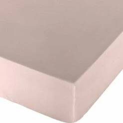Sábana Bajera Ajustable Naturals Rosa Cama De 90 (90 X 190 Cm)
