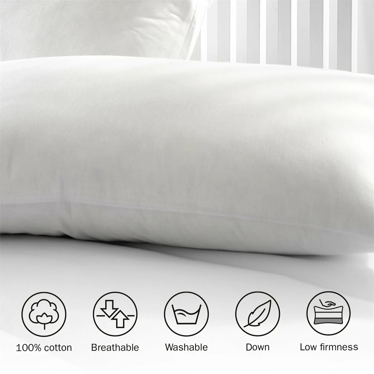 Almohada De 50% Plumón 75x40cm Pikolin Home 5 Almohada De 50% Plumón 75x40cm Pikolin Home - Imagen 3