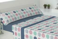Juego De Sábanas Tres Piezas Fiji Cama 90cm Azul