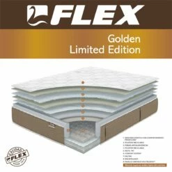 Colchón FLEX®GOLDEN LIMITED EDITION De Muelle Continuo Multielástic® 135X190 + Canapé Abatible Flex® Color Natural -CONFORAMA Ventas 4e11f272e3752aa4277bf1f8b7ec2fa0d050aeb5 CONFO CORTE WEB GOLDEN