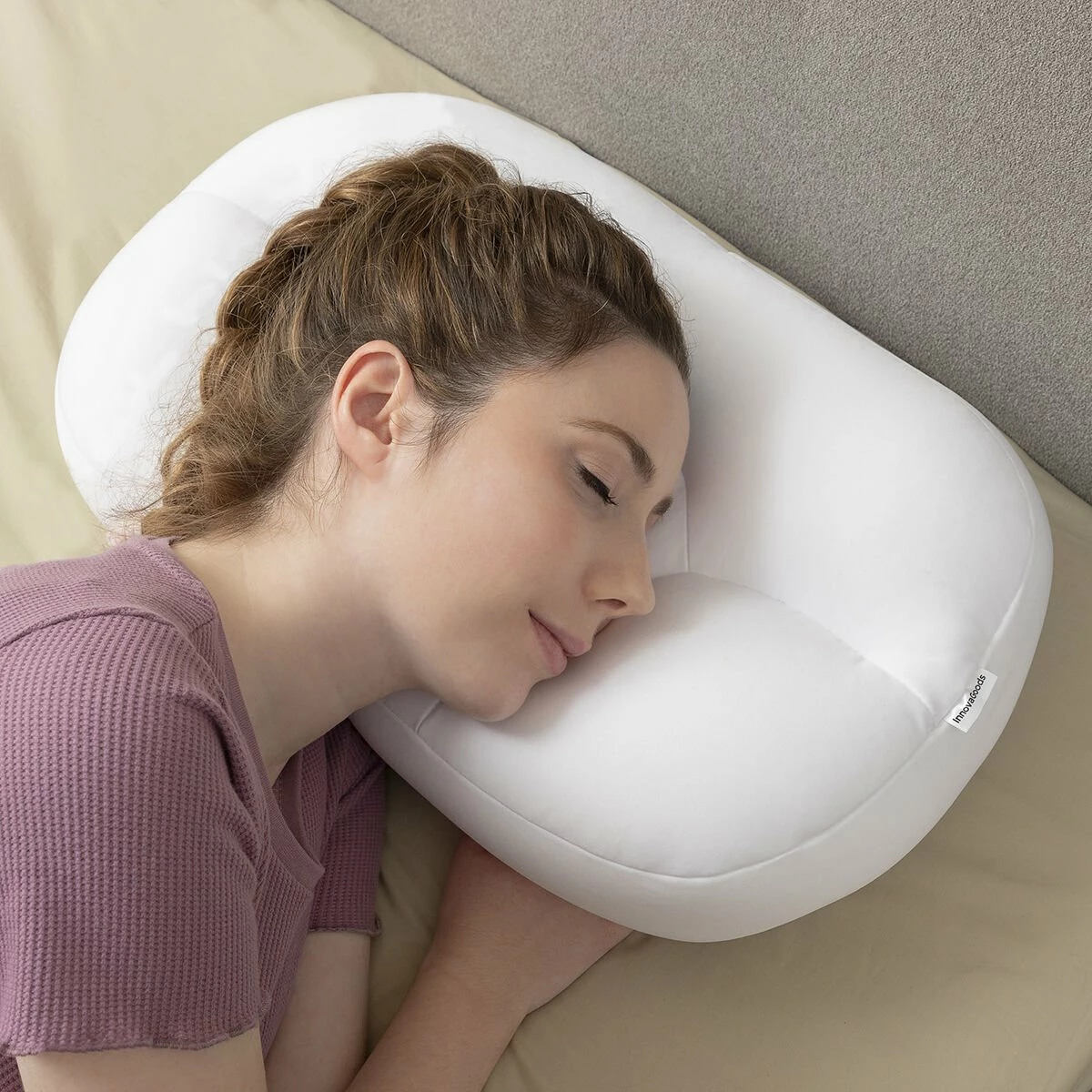 Almohada Nube 3D Antiarrugas Wrileep InnovaGoods 6 Almohada Nube 3D Antiarrugas Wrileep InnovaGoods - Imagen 4