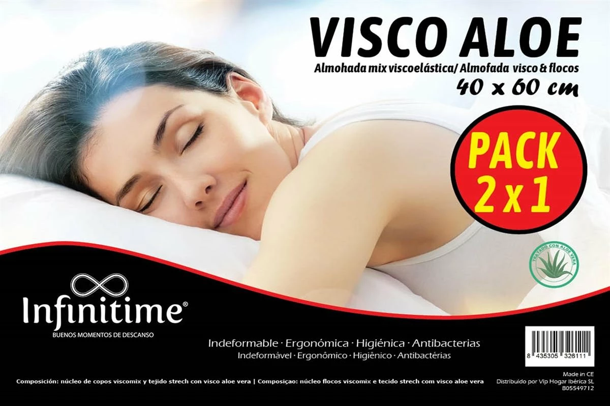 Pack 2 Almohadas VISCOVERA 4 Pack 2 Almohadas VISCOVERA - Imagen 2