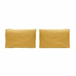 Guy Laroche 2 Fundas De Almohada 100% Algodón PURE 50x75cm Mostaza