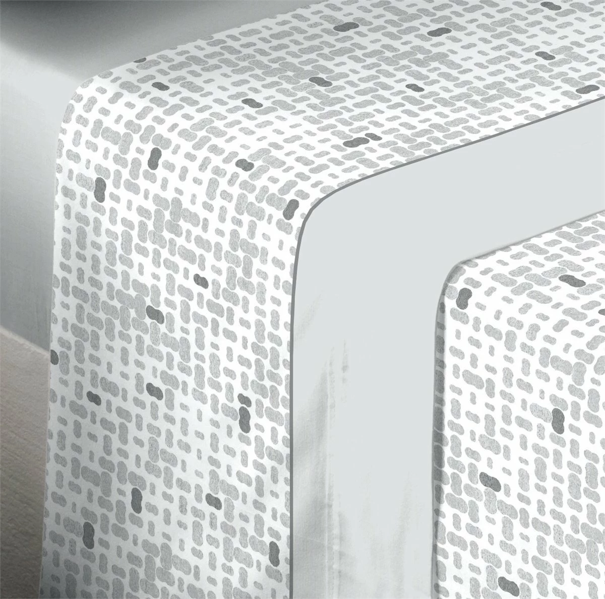 Juego De Sábanas 3 Piezas Donegal Gota Cama 90 Cm Gris 5 Juego De Sábanas 3 Piezas Donegal Gota Cama 90 Cm Gris - Imagen 3