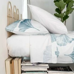 Ginkgo Sábana Cama 80/90 (160x270 Cm) Multicolor