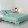Basic Sábana Cama 80/90 (160x270 Cm) Verde