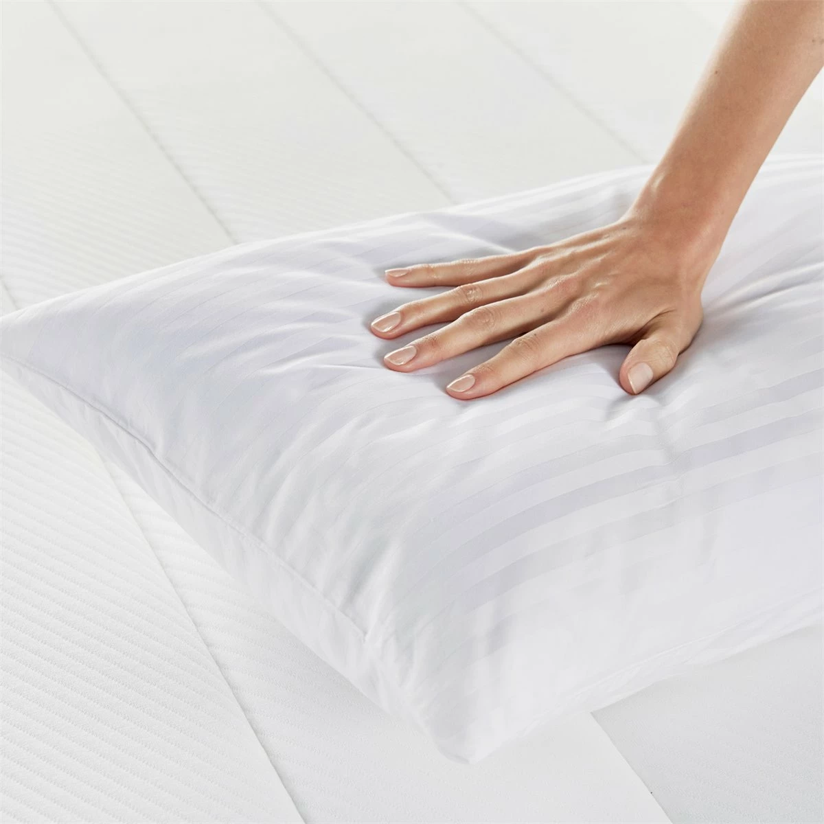 Pack 2 Almohadas De Pluma Y Plumón Con Doble Funda Algodón 45x70cm Pikolin Home 7 Pack 2 Almohadas De Pluma Y Plumón Con Doble Funda Algodón 45x70cm Pikolin Home - Imagen 5