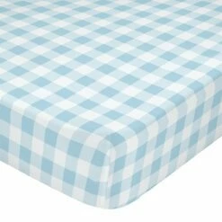 Vichy Blue Bajera Cama 90 (90x200 Cm) Azul