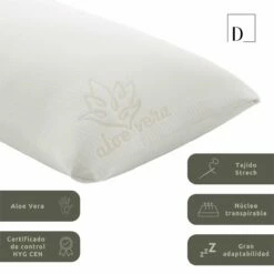 Almohada Viscoelástica Copos Funda Aloe Vera 90cm Donegal Collections -CONFORAMA Ventas 994324b936d9fb48ce4cadb18b72972709c728e6 c11cd703988d4394934fd9ecadde0d91