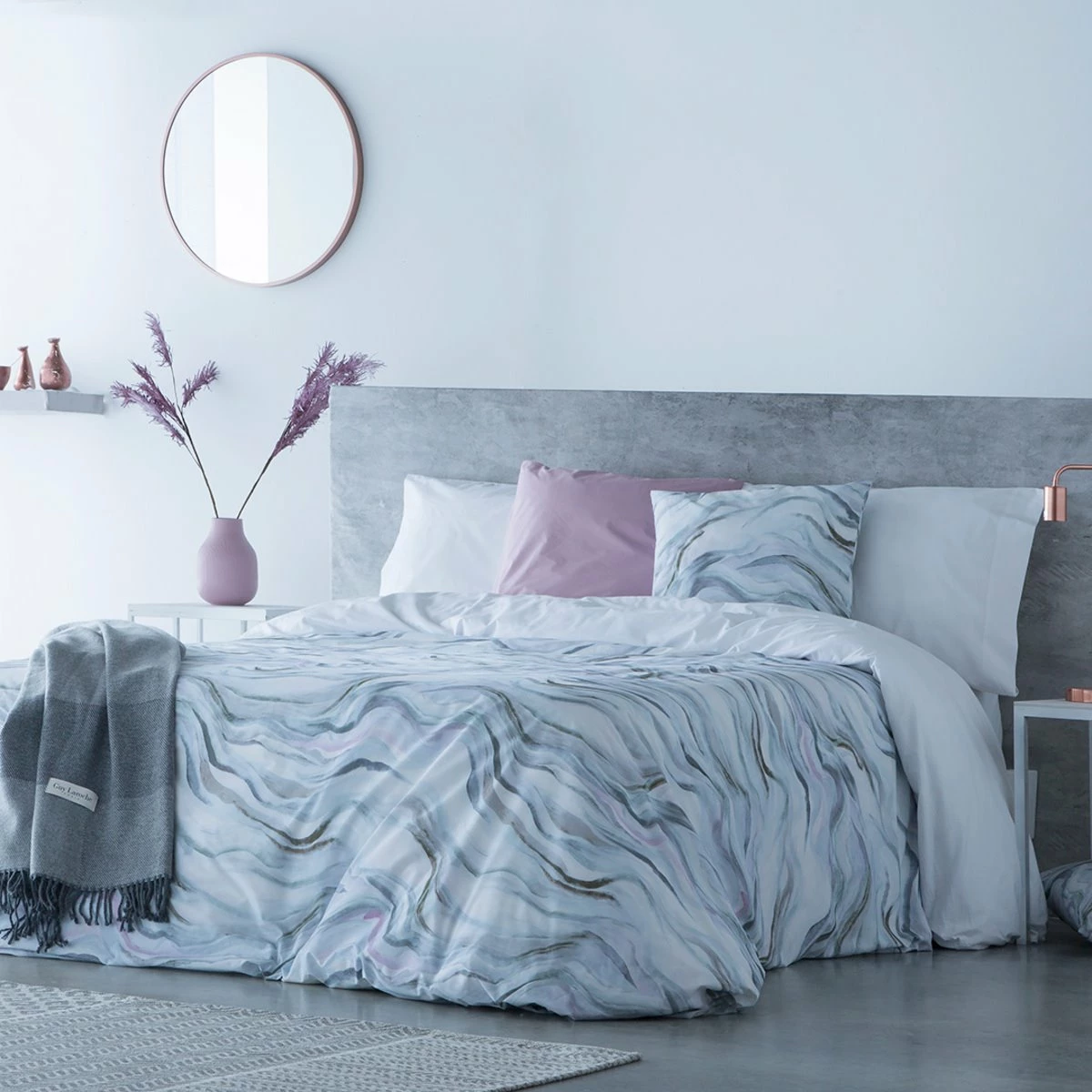 Guy Laroche 2 Cuadrantes MAYA 65x65 Cm Azul 4 Guy Laroche 2 Cuadrantes MAYA 65x65 Cm Azul - Imagen 2