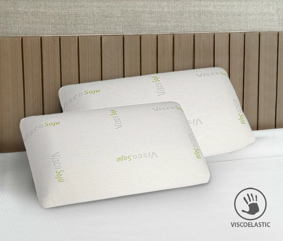 Conjunto De 2 Almohadas Visco Soja De SonnoMattress 80x35 4 Conjunto De 2 Almohadas Visco Soja De SonnoMattress 80x35 - Imagen 2