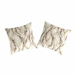 Guy Laroche 2 Fundas De Almohada 100% Algodón PercalLIAM 65x65 Cm Beige