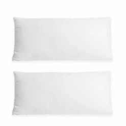 Vipalia Pack 2 Almohadas Comodas Transpirables. Exterior Microfibra. Interior Fibra Hueca Siliconada. Lavables. Firmeza Media. Confortables Y Adaptables Al Cuello. Calidad