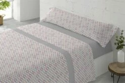 Juego De Sábanas Tres Piezas Cama De 90 Anillo Gris Donegal