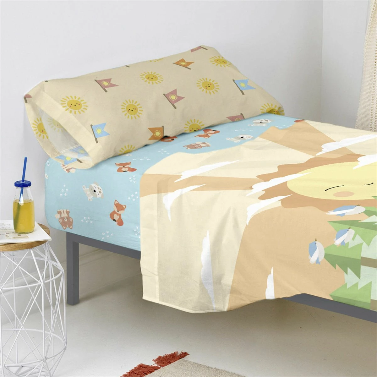 Camping Bajera Cama 90 (90x200 Cm) Multicolor 5 Camping Bajera Cama 90 (90x200 Cm) Multicolor - Imagen 3