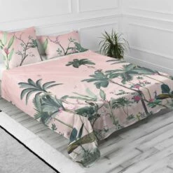 Indonesia Sábana Cama 80/90 (160x270 Cm) Multicolor