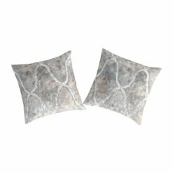 Guy Laroche 2 Fundas De Almohada 100% Algodón PercalLANSA 65x65 Cm Gris