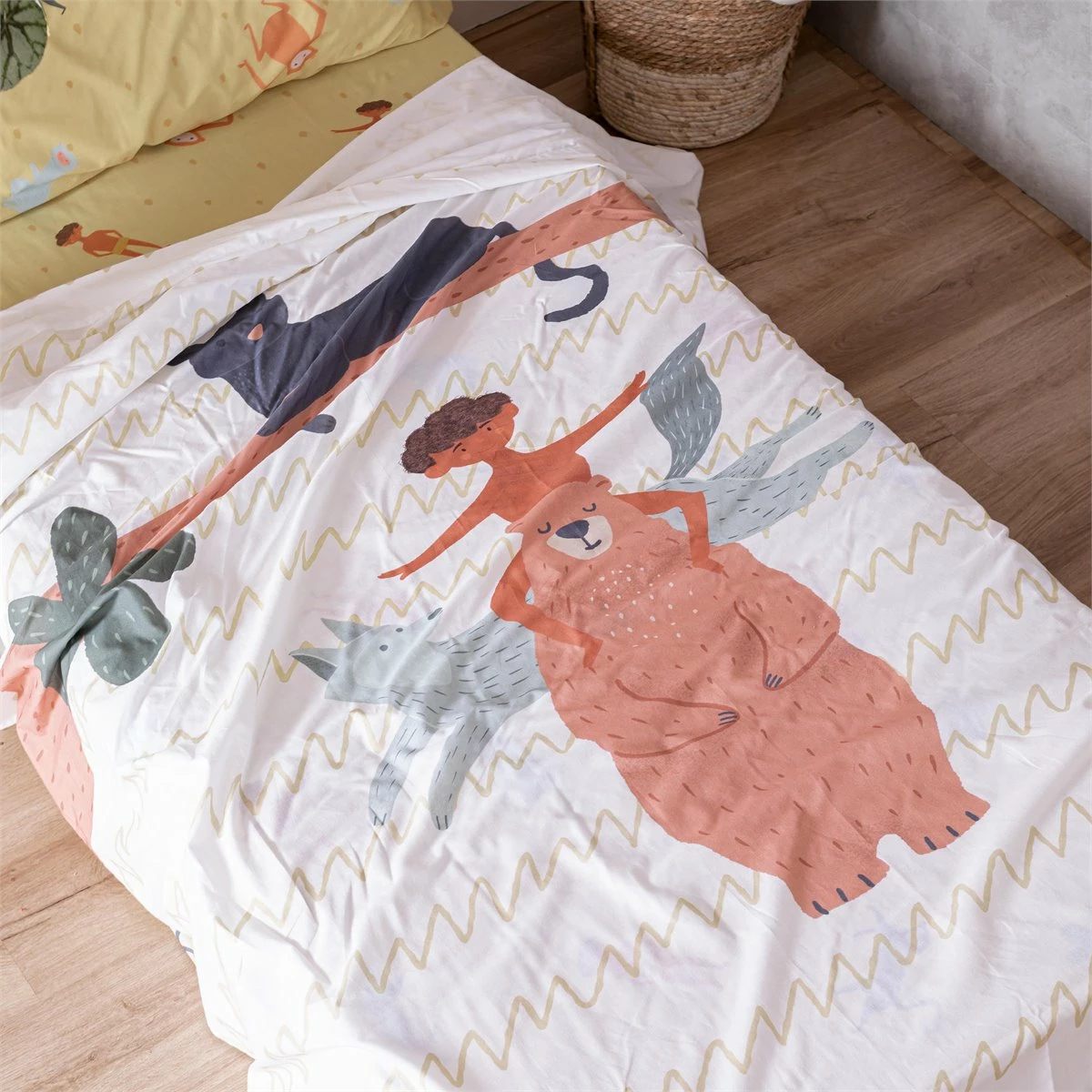 Jungle Life Juego De Sábana Cama 105 (180x270 Cm) Multicolor 4 Jungle Life Juego De Sábana Cama 105 (180x270 Cm) Multicolor - Imagen 2