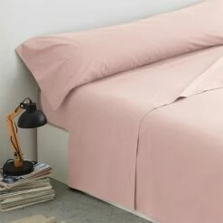 Vipalia - Juego De Sábanas Lisas 3 Piezas 50% Algodón - 50% Poliester. Modelo Rainbow Cama 105 Cm, Color Rosa -CONFORAMA Ventas ddcf5bc92ede14556eef8e93aaa84b2c163015e0 3c190aa94e1d4e4ca76c7994b84d5bcc