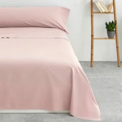 Vipalia - Juego De Sábanas Lisas 3 Piezas 50% Algodón - 50% Poliester. Modelo Rainbow Cama 105 Cm, Color Rosa -CONFORAMA Ventas e25ebd9e8524592583dc3fc2169dceb23df991e3 fc6fbf8df2dc43dd8258b88fc19eec1b