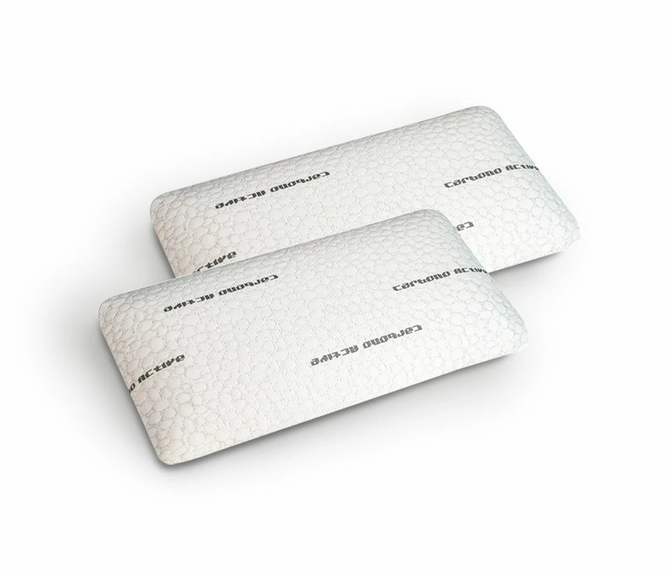 Conjunto De 2 Almohadas Visco Carbono De SonnoMattress 70x35 3 Conjunto De 2 Almohadas Visco Carbono De SonnoMattress 70x35