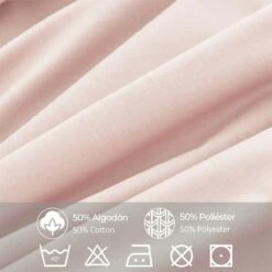 Vipalia - Juego De Sábanas Lisas 3 Piezas 50% Algodón - 50% Poliester. Modelo Rainbow Cama 105 Cm, Color Rosa -CONFORAMA Ventas f0b4029ad0e9fd1d03b30323cc3fde3766dba836 bba0e06991a74c70b9c8f27c63c6a0f8