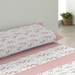 Juego De Sábanas Tres Piezas Donegal Rombo Cama De 90 Rosa -CONFORAMA Ventas fb8b4fc6f92c53b2e3f231e949738df0e820953d ef65b057717f462aaaa538989066ea05