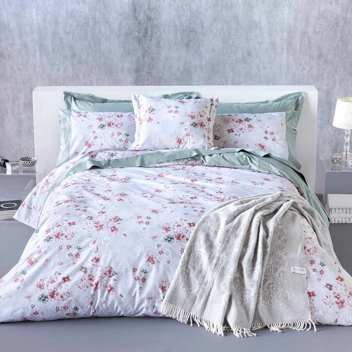 Guy Laroche Funda De Almohada (2) LINDSAYverde/rosa/beige 65x65(2) Cm 4 Guy Laroche Funda De Almohada (2) LINDSAYverde/rosa/beige 65x65(2) Cm - Imagen 2